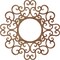 Ekena Millwork Reims Wood Fretwork Pierced Ceiling Medallion, Walnut, 34"OD x 13"ID x 3/8"T CMWP34X34X0375REWA - alternate 2